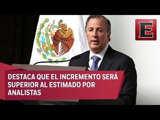 El crecimiento en el primer trimestre del 2017 entre 2.5 y 2.7%: Meade