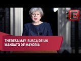 Primera ministra británica llama a elecciones anticipadas