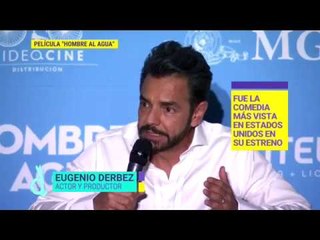 Eugenio Derbez habló sobre Adrián Uribe en el estreno de 'Hombre al agua' | De Primera Mano