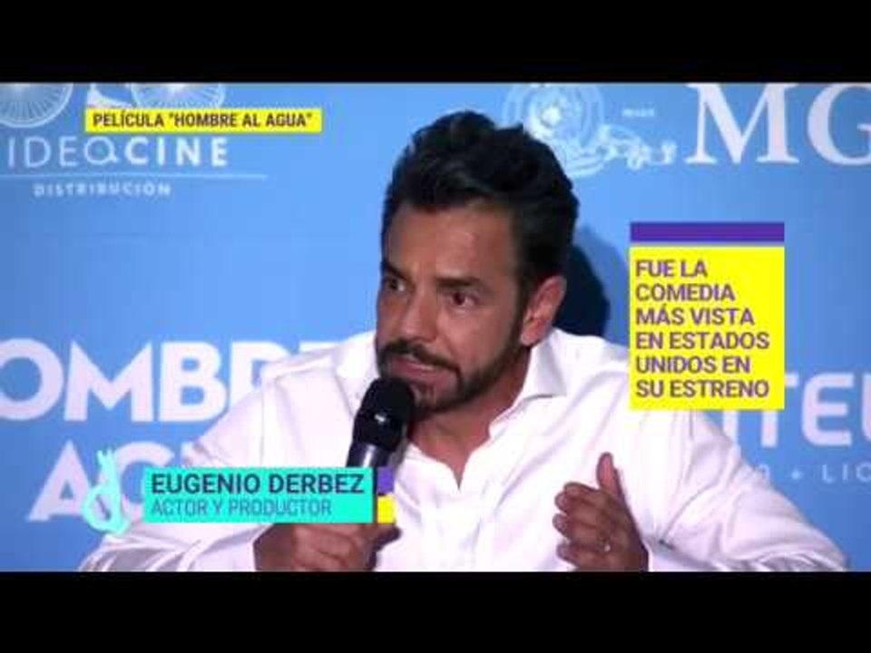 Eugenio Derbez habló sobre Adrián Uribe en el estreno de 'Hombre al agua' | De Primera Mano