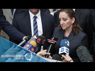 Claudia Ruiz Massieu visita a mexicanos heridos en Egipto