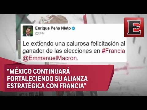 Peña Nieto felicita a Macron por ganar elecciones en Francia