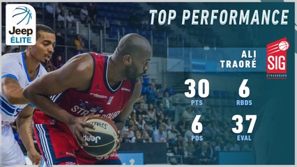 Les 30 points d'Ali Traoré face à Antibes (J4)