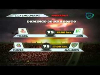 Así se jugará la jornada siete de la Liga MX