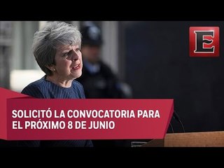 Theresa May anuncia elecciones anticipadas en Reino Unido