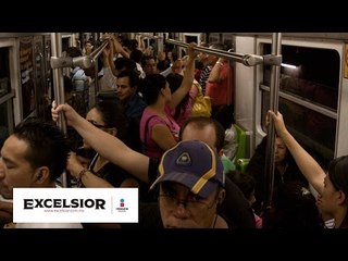Usuarios ‘se derriten’ en Línea 7 del Metro WB