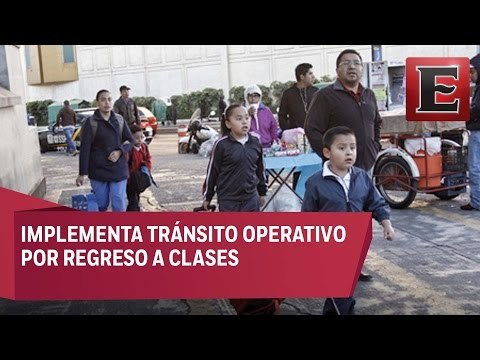 Arranca operativo por regreso a clases en la CDMX