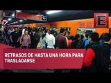 Caos en el Metro por el retraso de los trenes en la Línea 7