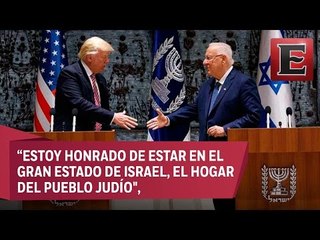 Trump agradece a Israel su compromiso para luchar en contra del terror