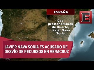 Detienen en España a un colaborador cercano de Javier Duarte