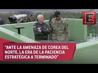 Mike Pence reacciona ante la amenaza de Corea del Norte