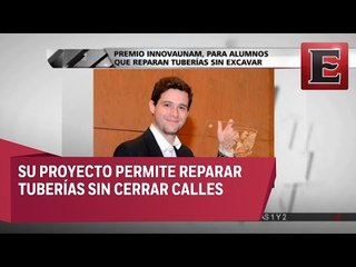 Estudiantes reciben reconocimiento InnovaUNAM