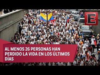 Siguen las protestas en contra del régimen de Nicolás Maduro