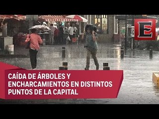 Lluvias en la CDMX dejan afectaciones en 11 delegaciones