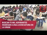 UNAM realizará 75 mil examenes de ingreso
