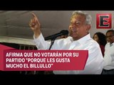 Los dirigentes del PRD están con la mafia del poder: López Obrador