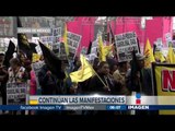 Continúan manifestaciones contra gasolinazo
