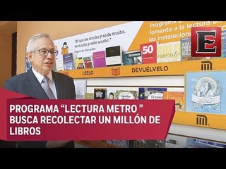 Reúne Metro más de 300 mil libros