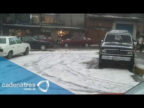 Intensa granizada en Ciudad Juárez provoca daños materiales