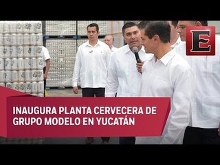 Peña Nieto destaca la producción de cerveza en México