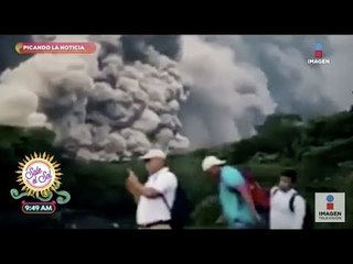 Picando la noticia: el volcán de Fuego en Guatemala hizo erupción... | Sale el Sol
