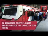 Tren suburbano sube su tarifa a partir de este 6 de junio