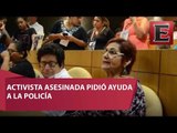 Difunden video de activista asesinada pidiendo ayuda a la policía