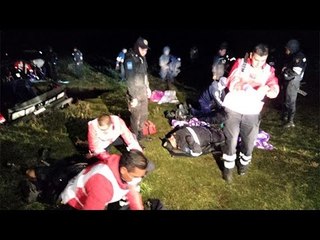 DF: ocho policías heridos al caer en zanja