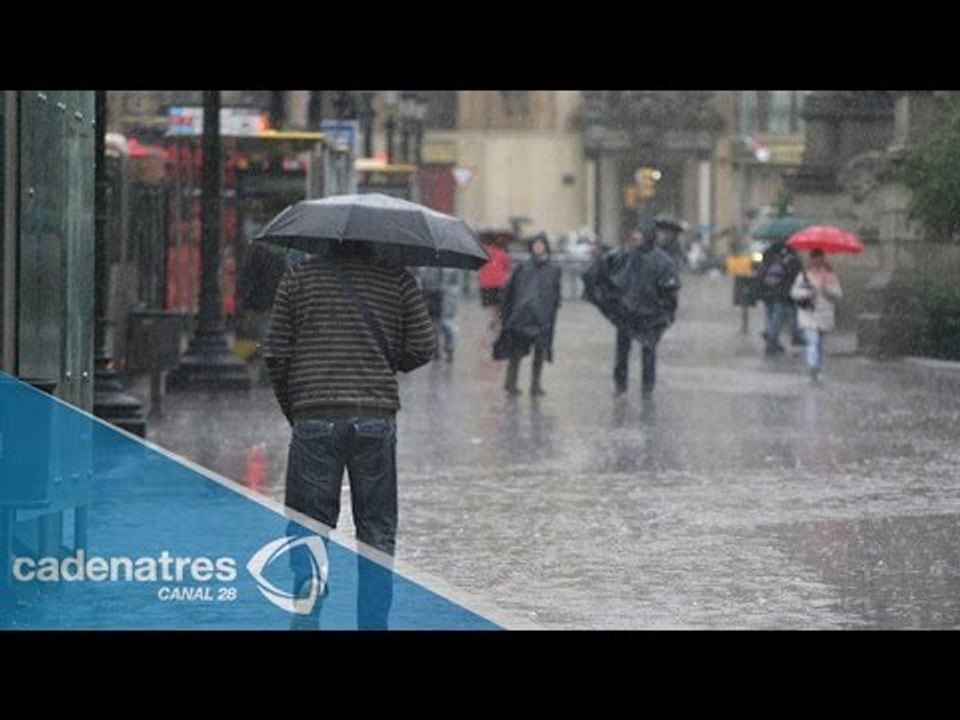 Alerta en 9 estados del país por fuertes lluvias