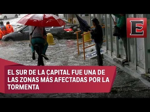 Intensas lluvias en la CDMX dejan severas inundaciones