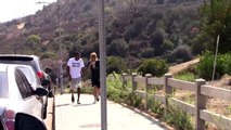 EXCLUSIVE - Justin Bieber Leaves Hailey To Go Hiking With A Friend