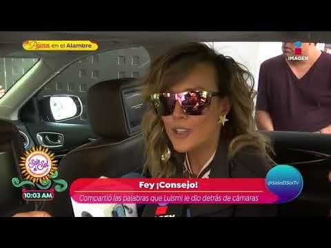 ¡Fey recordó con nostalgia cuando cantó con Luis Miguel! | Sale el Sol