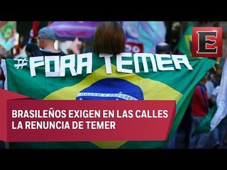 Michel Temer dice que no dimitirá a la presidencia de Brasil
