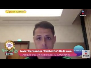Javier 'El Chicharito' Hernández da la cara, después del escándalo | Sale el Sol