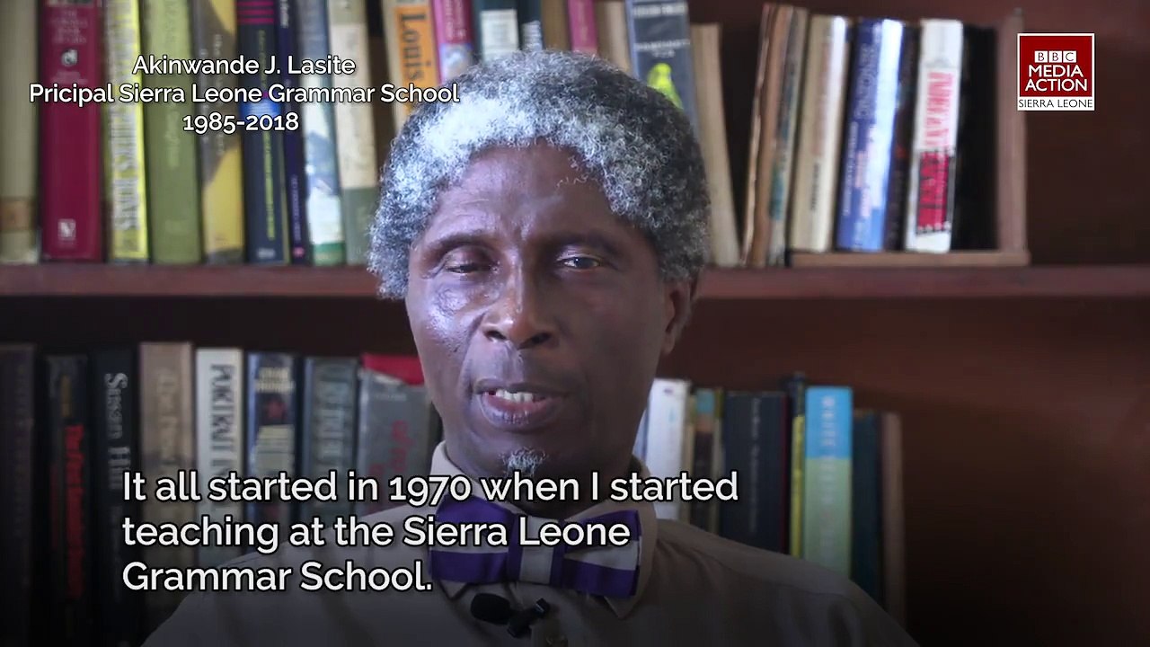 One of Sierra Leone’s longest serving secondary school principals retires today after thirty-three years in charge of the Sierra Leone Grammar School. Akinwande