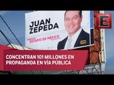 Candidatos al Edomex gastaron 395 mdp en campañas