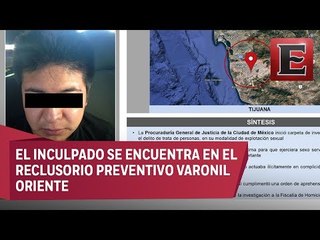PGJ capitalina detiene en Tijuana a acusado de explotar sexualmente a adolescente