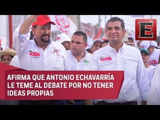 Ochoa Reza acusa de miedoso al candidato del PRD-PAN de Nayarit