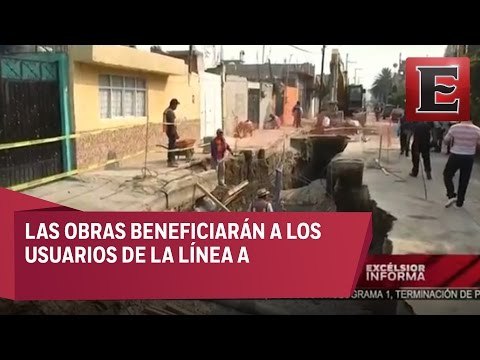 STCM construye colector de agua para evitar inundaciones