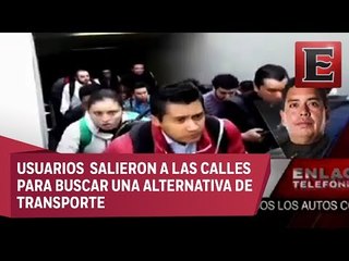 Nueva falla en Línea 7 del Metro provoca aglomeración en estación Polanco