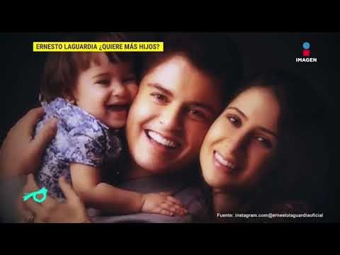 ¿Ernesto Laguardia quiere tener un cuarto hijo?