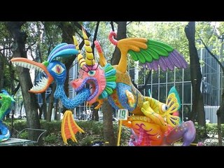 Gigantes alebrijes toman Paseo de la Reforma
