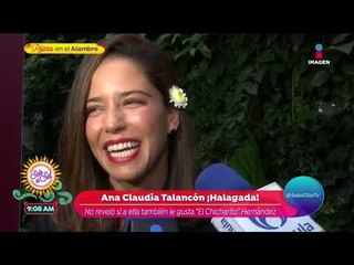 Ana Claudia Talancón halagada por ser el amor platónico del Chicharito | Sale el Sol