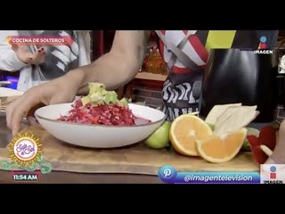 Cocina de solteros: ceviche de betabel | Sale el Sol