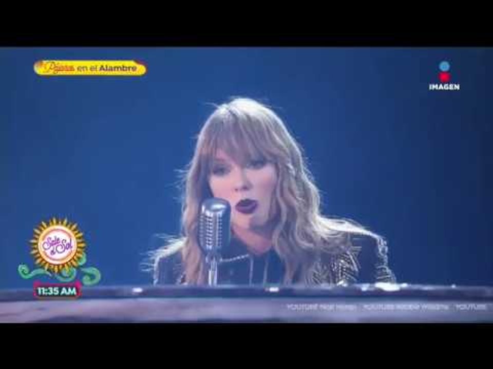¡Robbie Williams sorprendió en medio de concierto de Taylor Swift! | Sale el Sol