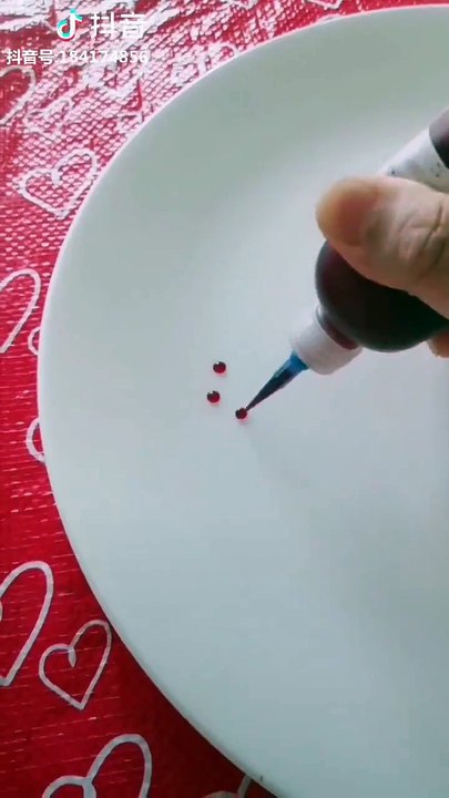 Pretty picture on a plate