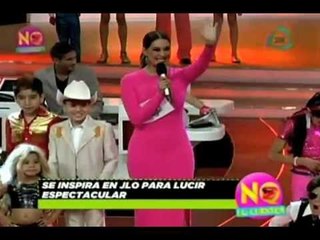 No lo cuentes Galilea Montijo le copió el vestido a Jennifer López