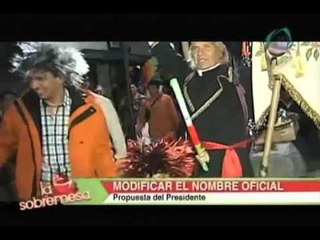 La Sobremesa. Calderón propone iniciativa para cambiar el nombre de México