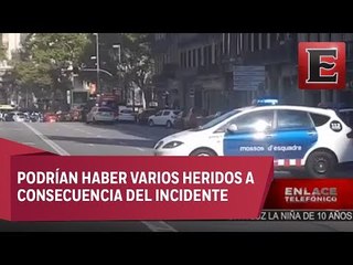 ÚLTIMA HORA:  Atropella vehículo a varias personas en Barcelona