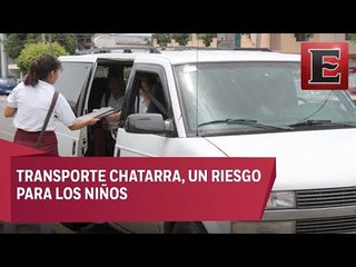 Hay al menos ocho mil unidades de transporte escolar pirata